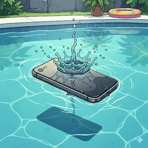 その使い方、水没するかもしれません…